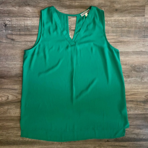 Anthropologie Tops - Anthro Pleione Green Sleeveless Blouse